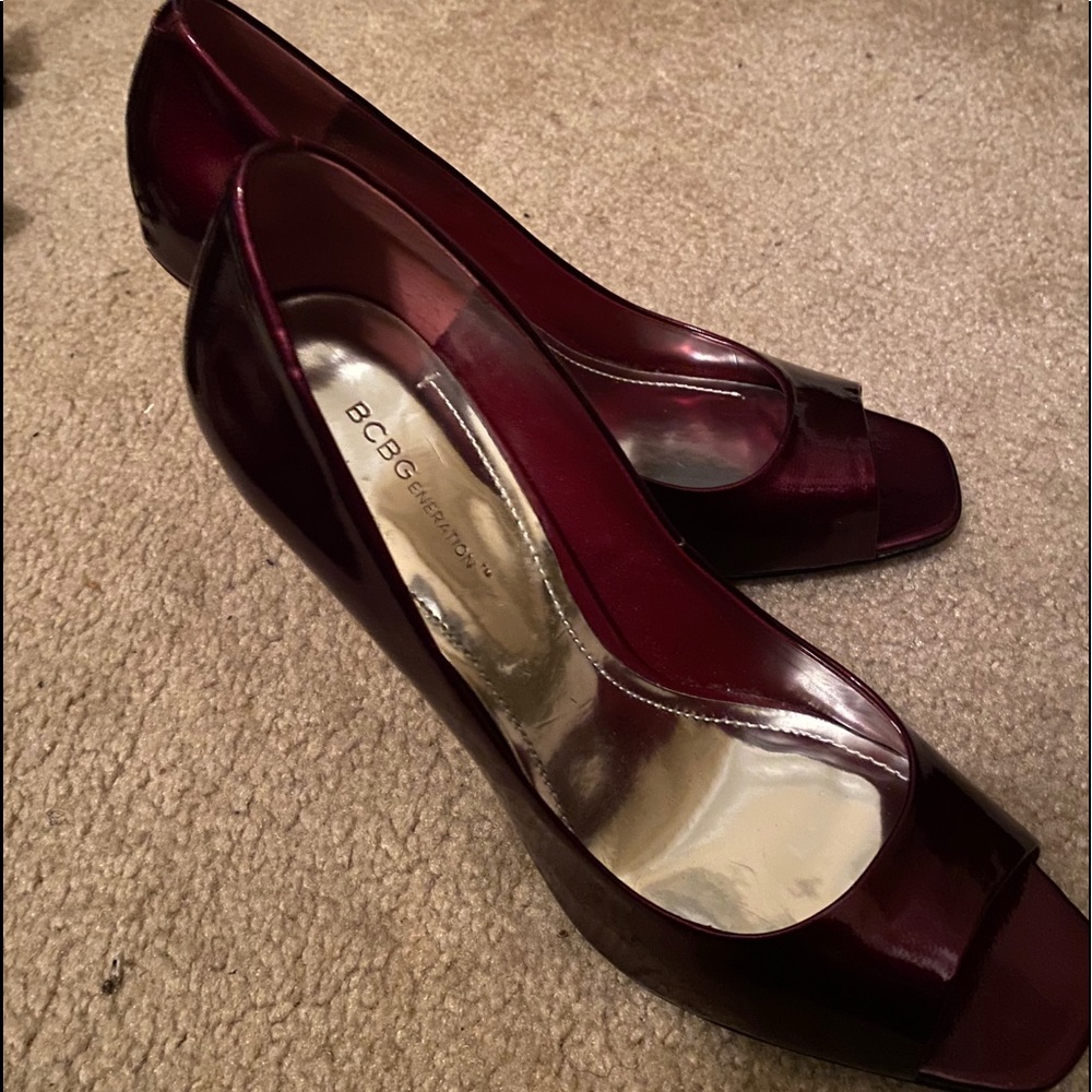BCBG Ruby Red shoes